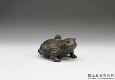 图片[3]-Bronze toad-shaped water dropper, Song to Ming dynasty (960-1644)-China Archive